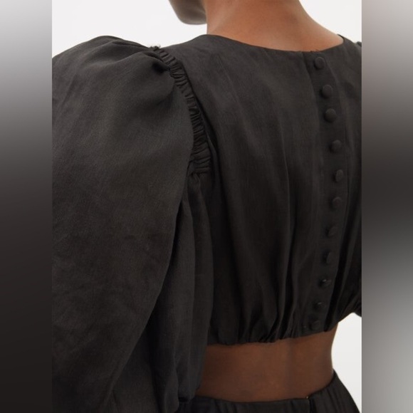 Aje Vanades Cut Out Ring Midi Dress in Black size AU 10, US 6 - Picture 6 of 8